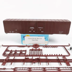 Con-Cor HO Scale Data Only 60' Greenville Double Plug Door Box Car Kit (D) - Picture 1 of 4