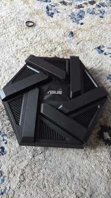 ASUS RT-AXE7800 Tri-Band WiFi 6E Router - Black - Pre-owned  - Image 1 of 3