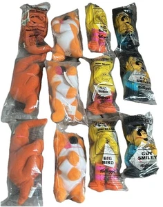 Lotto 4x peluche Kellogg’s Sesame Street Mini Beans anni 90 - Big Bird, ecc - Foto 1 di 6