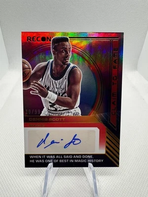 2022-23 Panini Recon - Claim to Fame Signatures Dennis Scott/99 autógrafo Foto 1 de 2