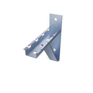 Electro Zinc Plated Wire Mesh Cable Tray bracket, Triangle, Wall Mount, 150mm , - Picture 1 of 4