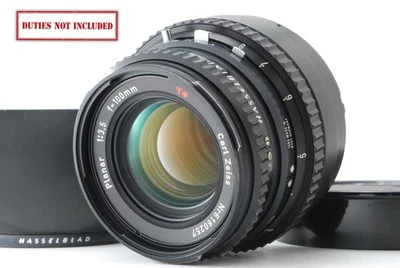 [MINT] Hasselblad Carl Zeiss Planar C T* 100mm F/3.5 MF Lens w/Hood From JAPAN - Image 1 of 4