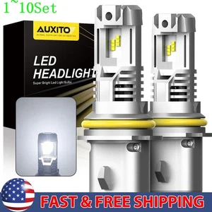 AUXITO 9007 LED Headlight HB5 Bulbs High Low Dual Beam 6500K Super White 1-10Set - Picture 1 of 24