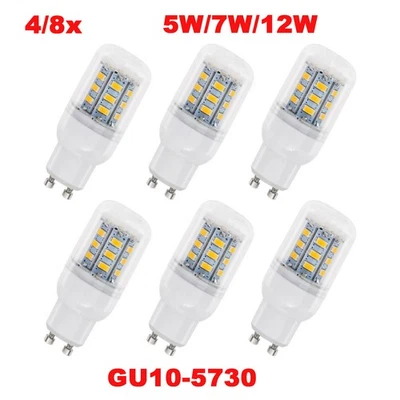 4/8x LED Mais Birne GU10 Glühbirne 5/7/12W Warm/Kalt Licht Leuchtmittel Lampe - Bild 1 von 4