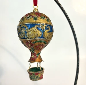 Dillards Cloisonné Mongolfiera Decorazione Natalizia 2006 5" - Foto 1 di 8