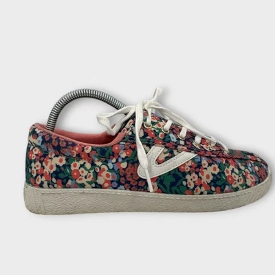 Tênis Tretorn Feminino Nylite Liberty Floral Rosa Azul Tamanho 9 Bom! FOFO - Imagem 1 de 4