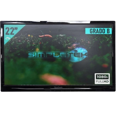 Viewsonic Va2246mh-led Monitor 22" 16:9 Screen Display Panel Refurbished - Image 1 of 4