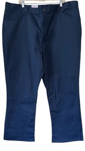 Vintage Dickies Iron Tough Herren 48UU Blau Twill Arbeitshose 46x30 Neu Mit Etikett - Bild 1 von 12