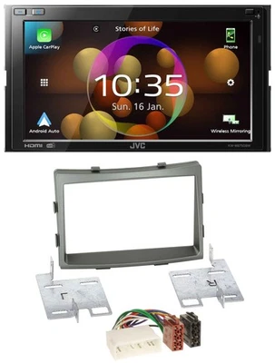 JVC DAB MP3 2DIN Bluetooth USB Autoradio für SSangYong Rodius ab 2013 - Bild 1 von 4