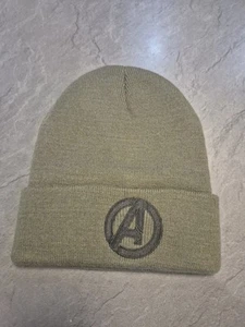 Marvel Men's Avengers Logo Beanie, Green (Olive Old) - Picture 1 of 6