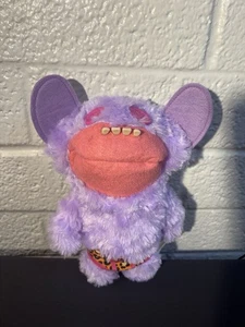 Fuggler Plush Budgie Underwear Funny Ugly Monster Grin Grin Purple Button Eye - Picture 1 of 24