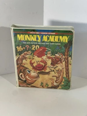 Monkey Academy ColecoVision CIB Adam Computer System W/ Box Not Tested - Image 1 of 3