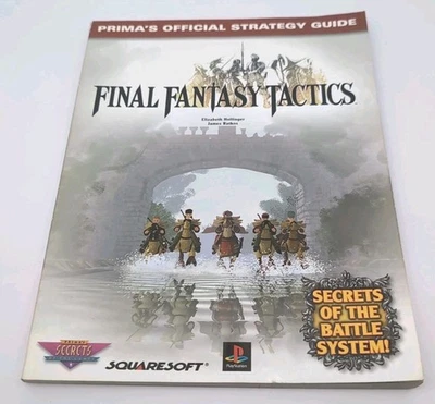Final Fantasy Tactics - Guía Oficial de Estrategia de Prima - PlayStation - EX SHAPE Foto 1 de 4