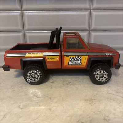 Tonka Chevrolet Pick Up Truck Red Road Runner Racing To Win - Image 1 of 4