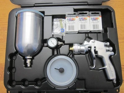 Kit de pistola pulverizadora por gravedad DeVilbiss FLG-488 HVLP FLG-488 Foto 1 de 4