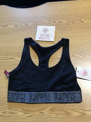 So Junior Girls Bra Bralette Large Black Retail $24 (S-blk-48-11) - Image 1 of 4