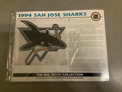 1994 San Jose Sharks  NHL Hockey Patch Collection Willabee Ward  #229 - Image 1 of 3