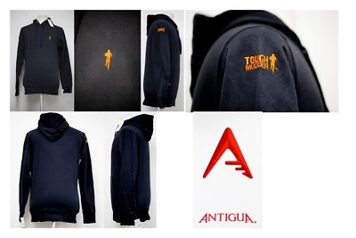 Genuino Antigua Signature Tough Mudder Flame Equipo Atlético Sudadera con Capucha Ropa para Sudar Foto 1 de 4