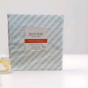 South Point Home Fashions; Twin/Twin XL 4Piece Sheet Set; Polyester Microfiber - Picture 1 of 3