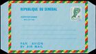 Senegal; 190 auf 70 Fr. Senegalesin 1987/89 * mit blauem Kugelschreiber  (- . -)