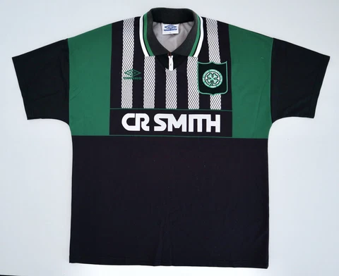 CELTIC GLASGOW 1994/96 Umbro Away Football Shirt XL Mens Vintage Soccer Jersey Cover