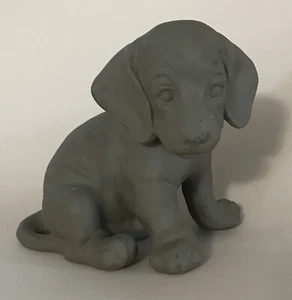 KARLSRUHE MAJOLIKA HUMMEL-KÖNIG DACKEL WELPE BOBBY Terrakotta Hund FIGUR - Bild 1 von 6