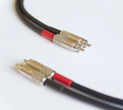 Mogami 2549 cable with Switchcraft RCA plugs, Audiophile Interconnect Cable Pair