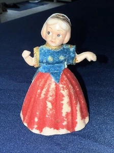 Vintage Flocked Snow White - Walt Disney Productions Figure Figurine - Picture 1 of 7