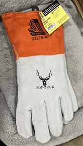 Steiner 02275-X Sof-Buck™ Premium Heavyweight Split Deerskin MIG Welding Gloves - Picture 1 of 3
