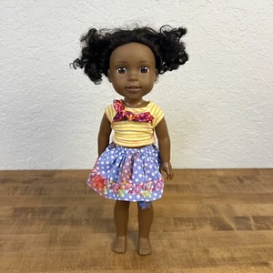 American Girl Wellie Wishers Doll Kendall African American Figure 14” HAS FLAWS - Picture 1 of 15