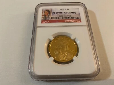 2005-S SACAGAWEA  DOLLAR  NGC PF69 ULTRA CAMEO - Image 1 of 4