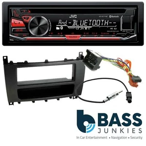 Mercedes C Class 2004-2007 JVC Bluetooth USB MP3 AUX In Car Stereo Fitting Kit - Picture 1 of 1