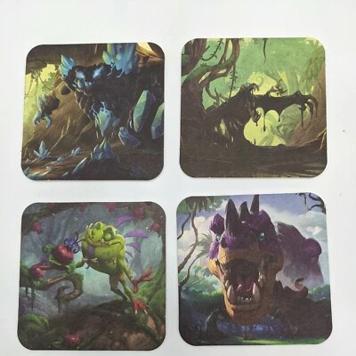 Blizzard Hearthstone - 2017 Fireside Gathering Promo Coasters Set of 4  - Image 1 of 4