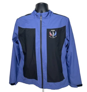 PING Sensordry Ladies Juno Waterproof Jacket Sz 10 Full Zip Golf Purple Black - Picture 1 of 8