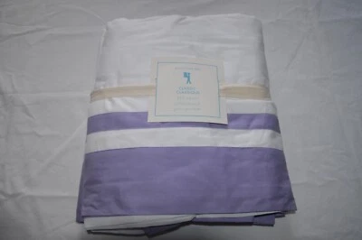 Falda de cama clásica Pottery Barn para niños Queen púrpura lavanda Foto 1 de 3