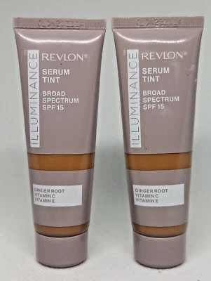 (2 Pack) Revlon Illuminance Serum Tint SPF 15 #417 Warm Caramel - 0.94 Fl Oz Ea. - Image 1 of 3