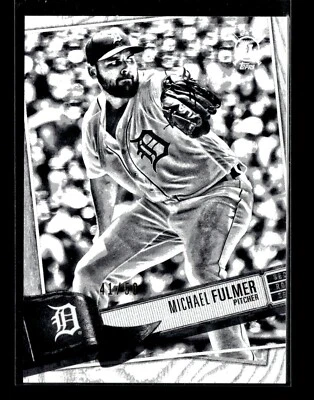 2019 Topps Big League #98 Artist Rendition Michael Fulmer /50 Detroit Tigers - Image 1 of 2
