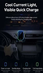 Baseus 15W Wireless Charger 2 in 1 Car Holder - Picture 1 of 5