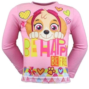 Mädchen Langarmshirt Paw Patrol Baumwolle Große 110 rosa - Bild 1 von 1