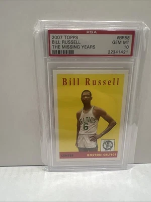 Billete Russell Hof 2007 Topps The Missing Years #BR58 PSA 10 Foto 1 de 4