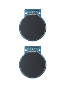 2er Set 1 28 Zoll rund für TFT-Bildschirme mit SPI für Arduino Projekte - Picture 1 of 12