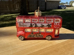 The BEATLES Band Tour Bus Glas Weihnachtsschmuck von Kurt Adler - Bild 1 von 4