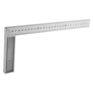 Rechtwinkliges Tischlerlineal Lineal L-Quadrat Nählineal - Bild 1 von 12