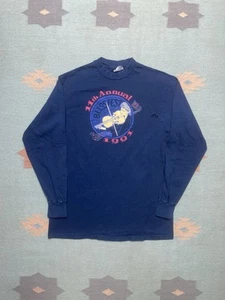 Vintage long sleeve t shirt blissfest 1991 Michigan bluegrass folk music large - Picture 1 of 7