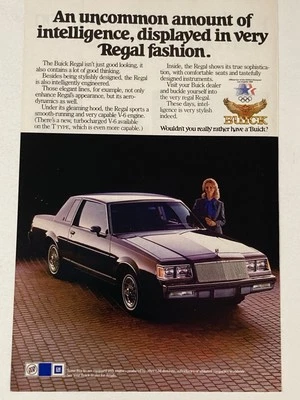 1984 Buick Regal Print Ad Fashion - Image 1 of 2