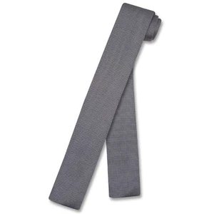 Corbata tejida Biagio color gris carbón liso para hombre - Imagen 1 de 2