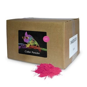 Holi Color Powder Bulk - Pink - 25 lbs (FREE SHIPPING) - Picture 1 of 11