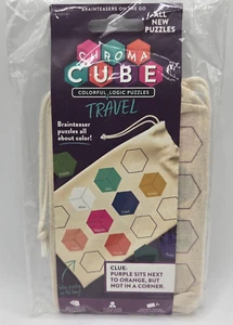 Chroma Cube Travel: A Colorful Logic Puzzle in Bag (Brain Toy Winner, 2018) NEW - Picture 1 of 4