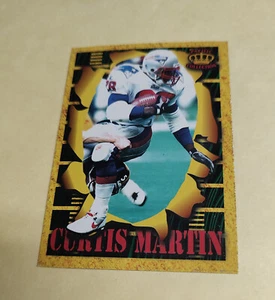 1996 Pacific Invincible Smash Mouth #104 Curtis Martin New England Patriots - Picture 1 of 1