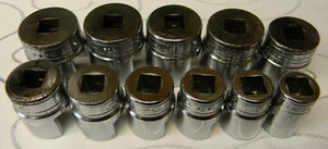 SNAP-ON 3/8" DRIVE 11PC SAE WEATHERHEAD SOCKET SET 3/8"-25/32" #FD120-FD250 - Picture 1 of 5